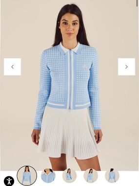 Malbon x HVN Gingham Cardigan